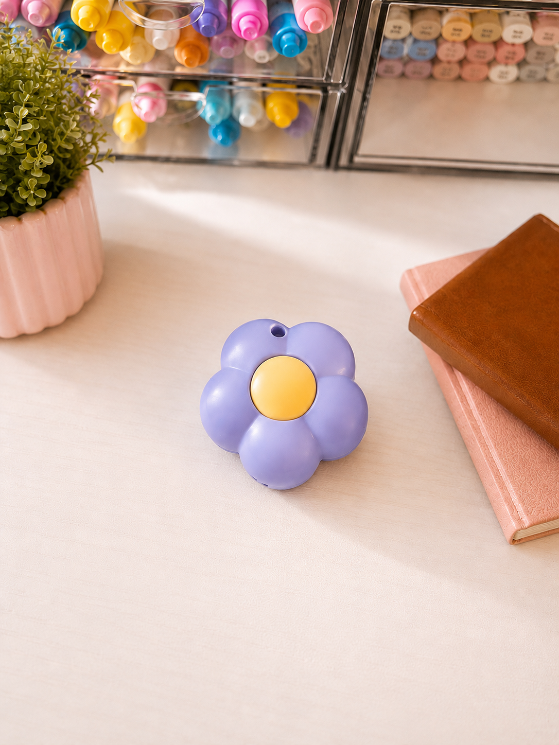 Flower Mini Box Cutter Keychain | Cute Utility Knife